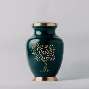 Ánfora urna para cenizas Árbol de la vida