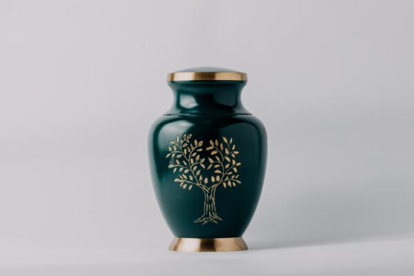Ánfora urna para cenizas Árbol de la vida